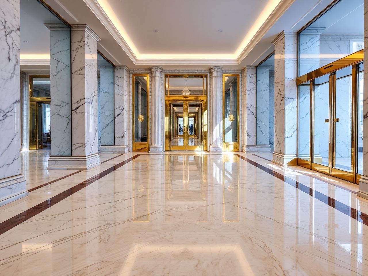 Hall d'immeuble · Paris 8e — après